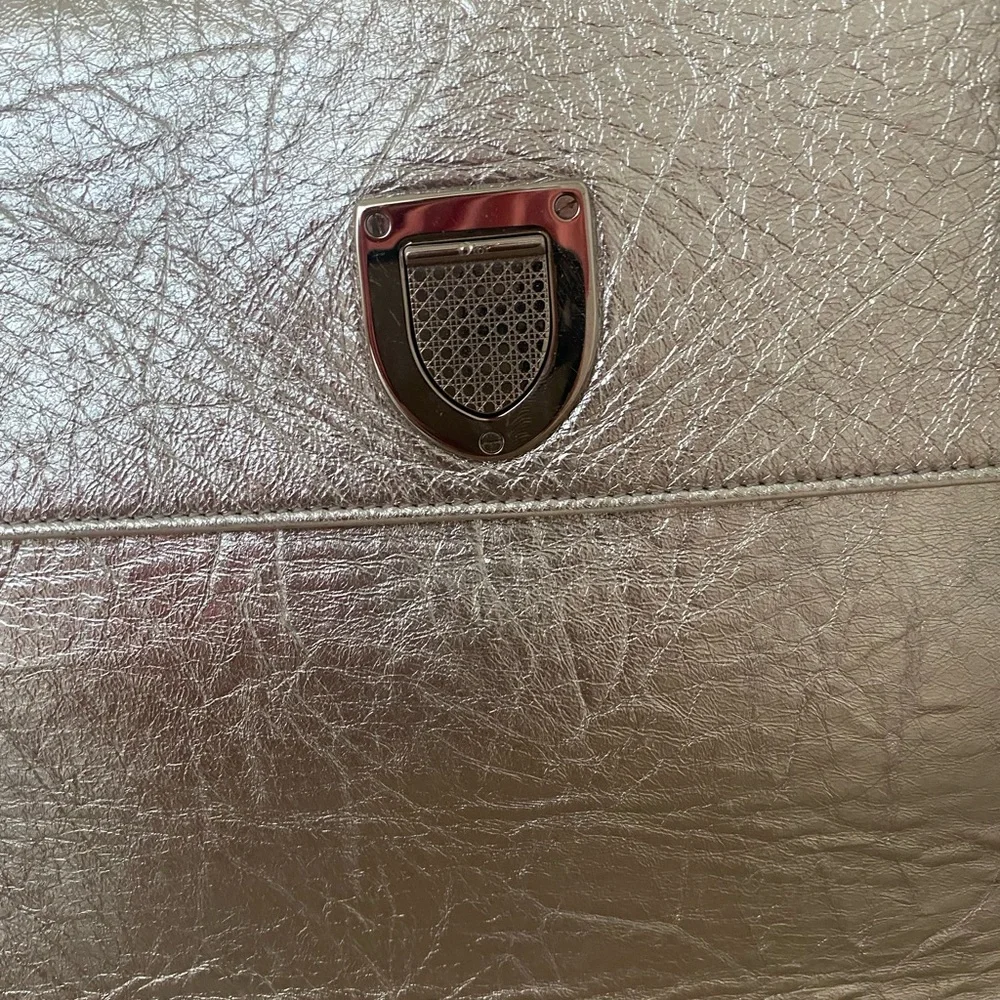 Price drop!!! Authentic Diorever metallic silver bag Large- STEAL!!! - Picture 2 of 7